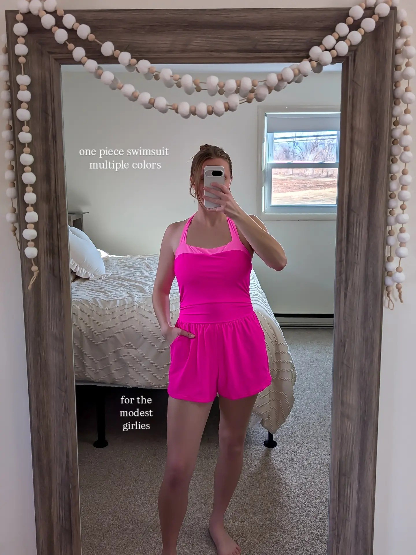 Modest one piece swimsuit , size medium, so comfortable and flattering, 3 different colors 

#LTKgrwm #LTKootd #LTKSeasonal