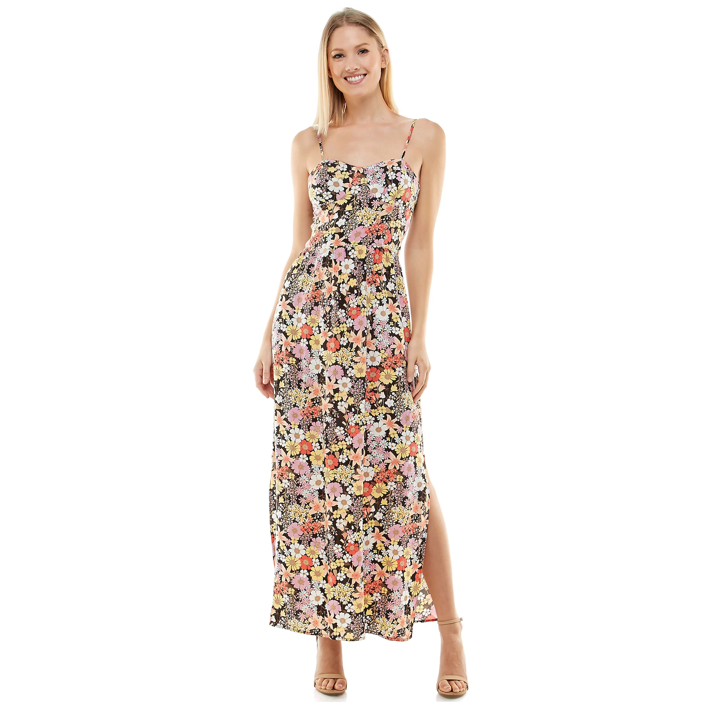 Juniors' Lily Rose Molded Cup Maxi Dress | Kohl's