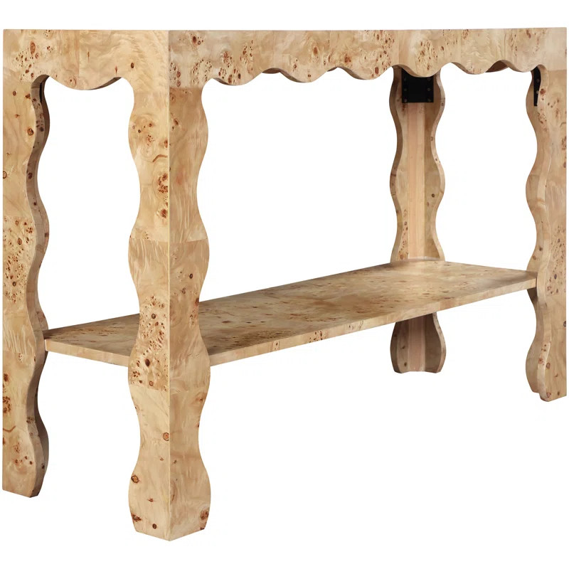 Seyed Burl Veneer Console Table | Wayfair North America