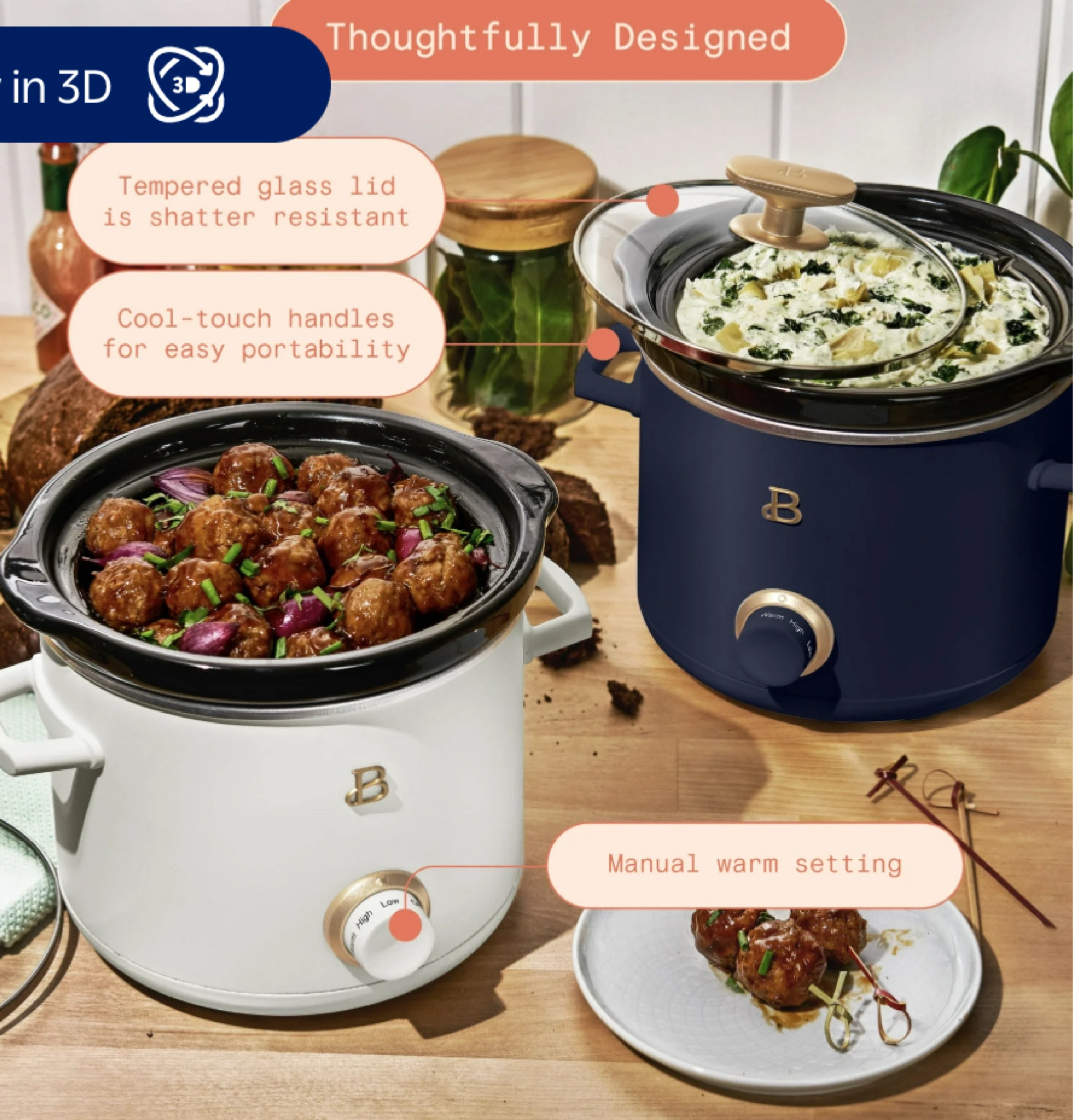 Best crockpots.. you can keep one for yourself and gift the other. Perfect for hosting. 2 under $20. Also comes with a scrub mommy! 

#LTKGiftGuide #LTKHome #LTKParties