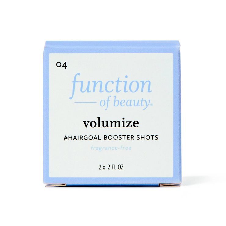 Function of Beauty Volumize #HairGoal Add-In Booster Treatment Shots with Amaranth Seed Extract -... | Target