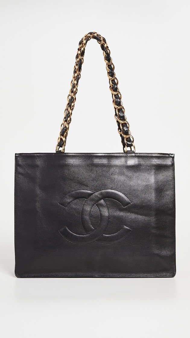 Chanel Black Lamb Tote | Shopbop