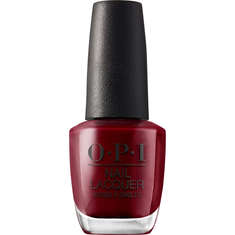 OPI Nail Lacquer We the Female | Opaque Dark Red Crème Chip Resistant Nail Polish | Washington DC Collection | Amazon (US)