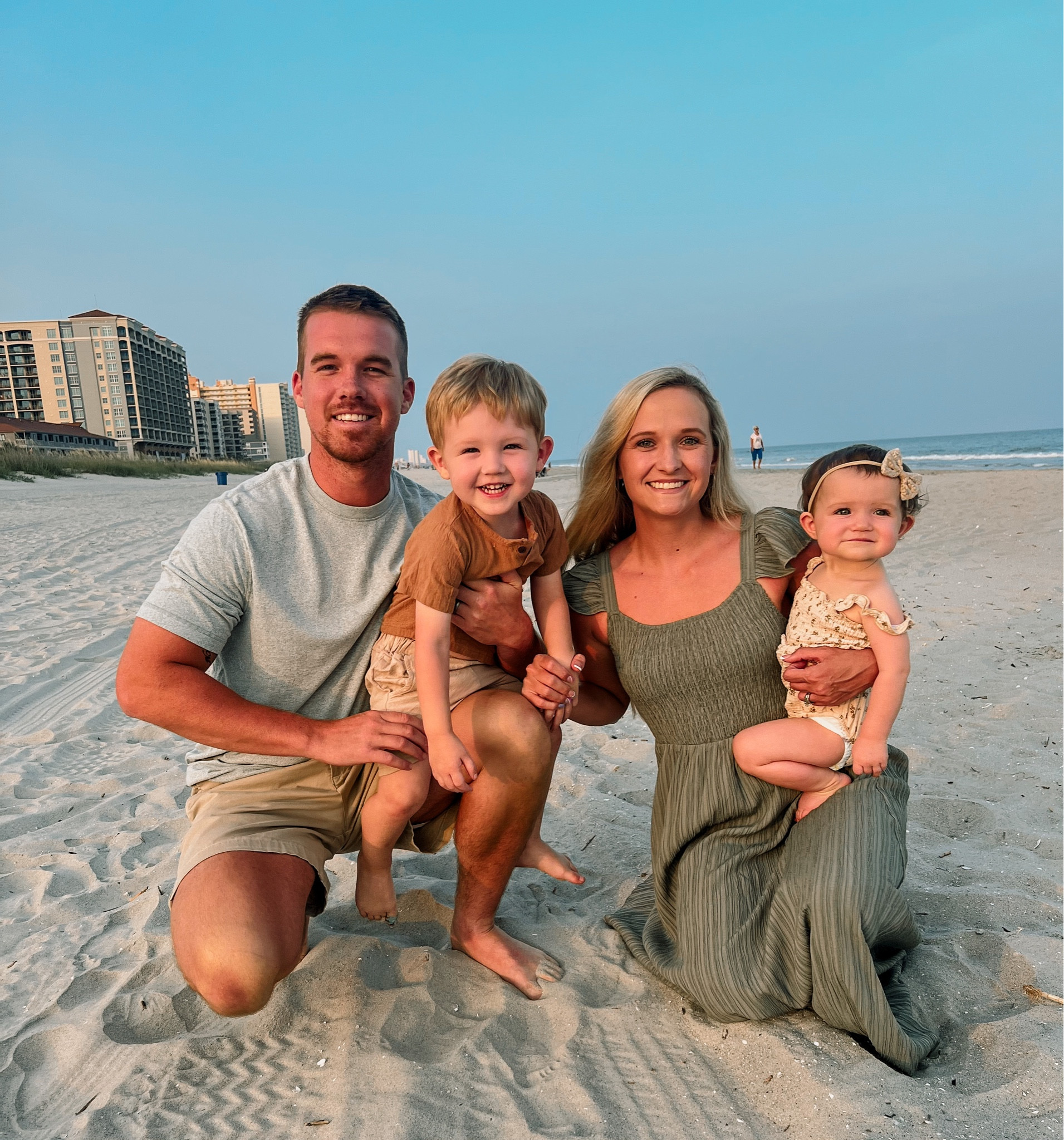 yay for family pictures on the beach! Shop our outfits with the links below! 👇🏻✨

Bear’s shirt, Belk, size medium | Hayes’ outfit, Shein | my dress, Shein, size medium | Rilynn Jean’s outfit & bow, Shein 

#LTKmens #LTKkids #LTKfamily