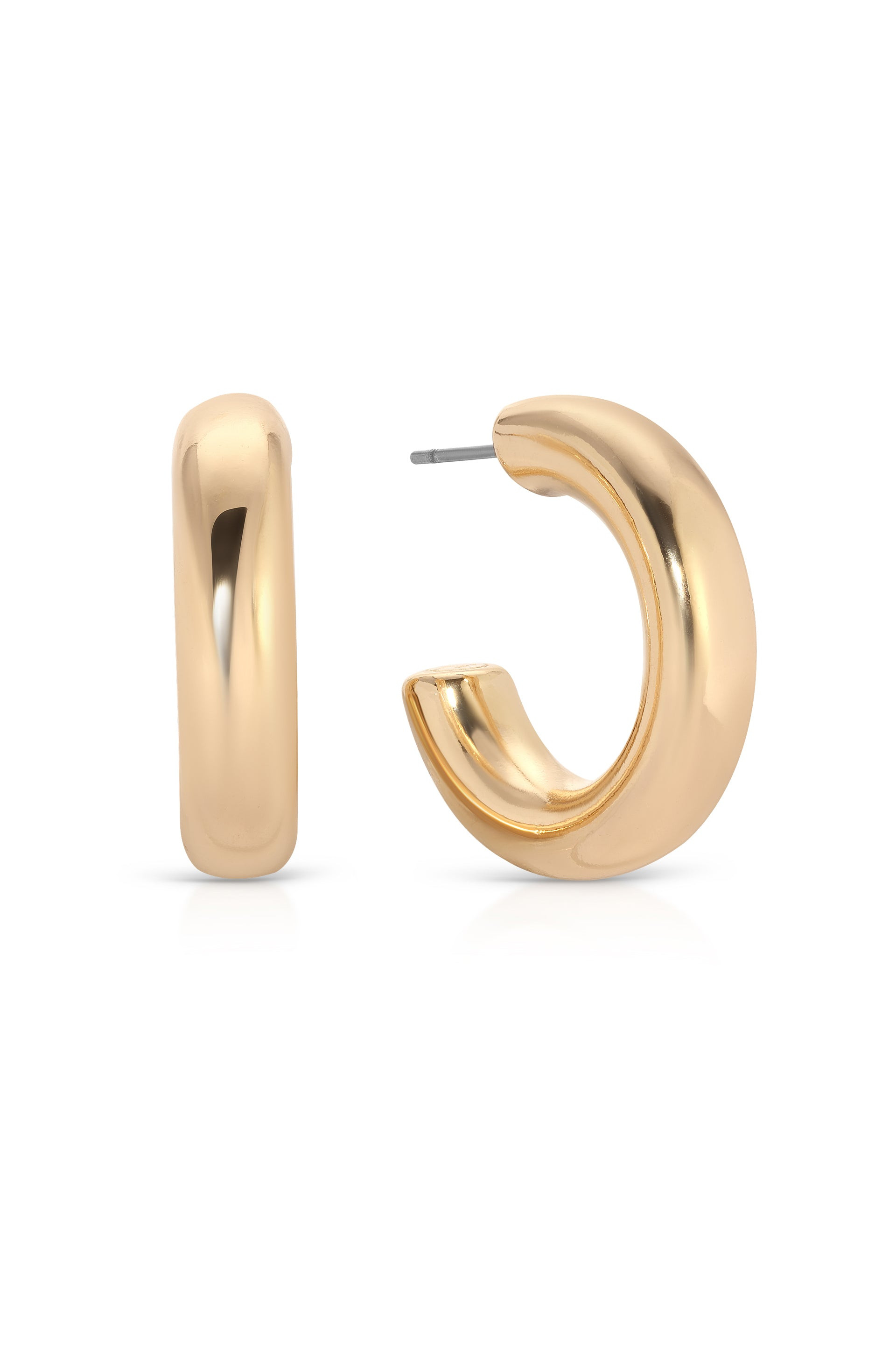 Small Thick Classic Hoops | Ettika