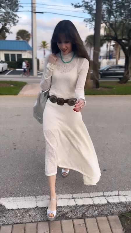 Pretty white dress that’s great winter to spring transitional dress! 15% off my silver platforms with code ziba15 and silver bag with code ziba20!

#LTKshoecrush #LTKMostLoved #LTKVideo