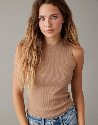 AE High Neck Tank | American Eagle Outfitters (US & CA)