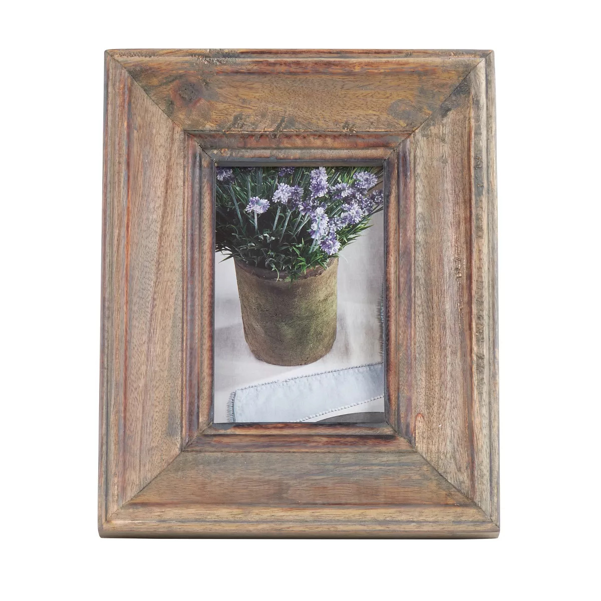 Saro Lifestyle Photo Frame With Distressed Wood Design | Target