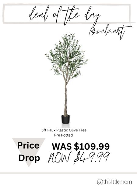 5ft Faux Plastic Olive Tree, Pre Potted! ON SALE NOW!! Under $50 from $109.99!! 

#LTKhome #LTKfindsunder50 #LTKsalealert