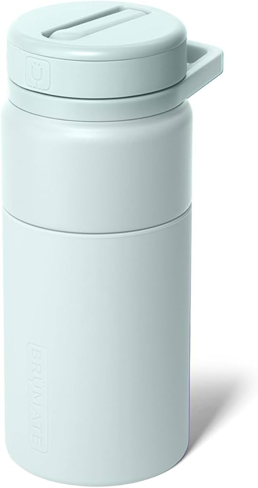 BrüMate Rotera 15 oz Kids Stainless Steel Water Bottle with Touch Free Straw and Carry Handle | ... | Amazon (US)