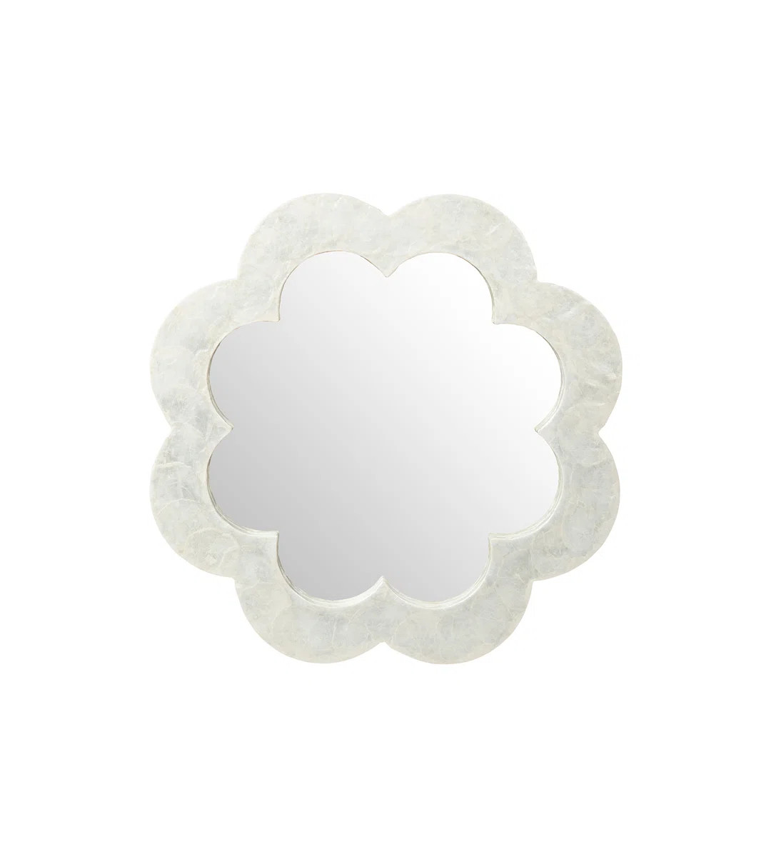 Bay Isle Home™ Bette Flower Capiz Seashell Accent Mirror & Reviews | Wayfair | Wayfair North America