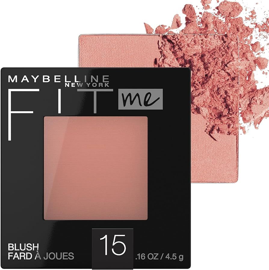 Maybelline Fit Me Blush, Lightweight, Smooth, Blendable, Long-lasting All-Day Face Enhancing Make... | Amazon (US)