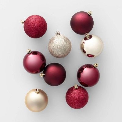 50ct Christmas Ornament Set 70mm Wine and Champagne - Wondershop™ | Target