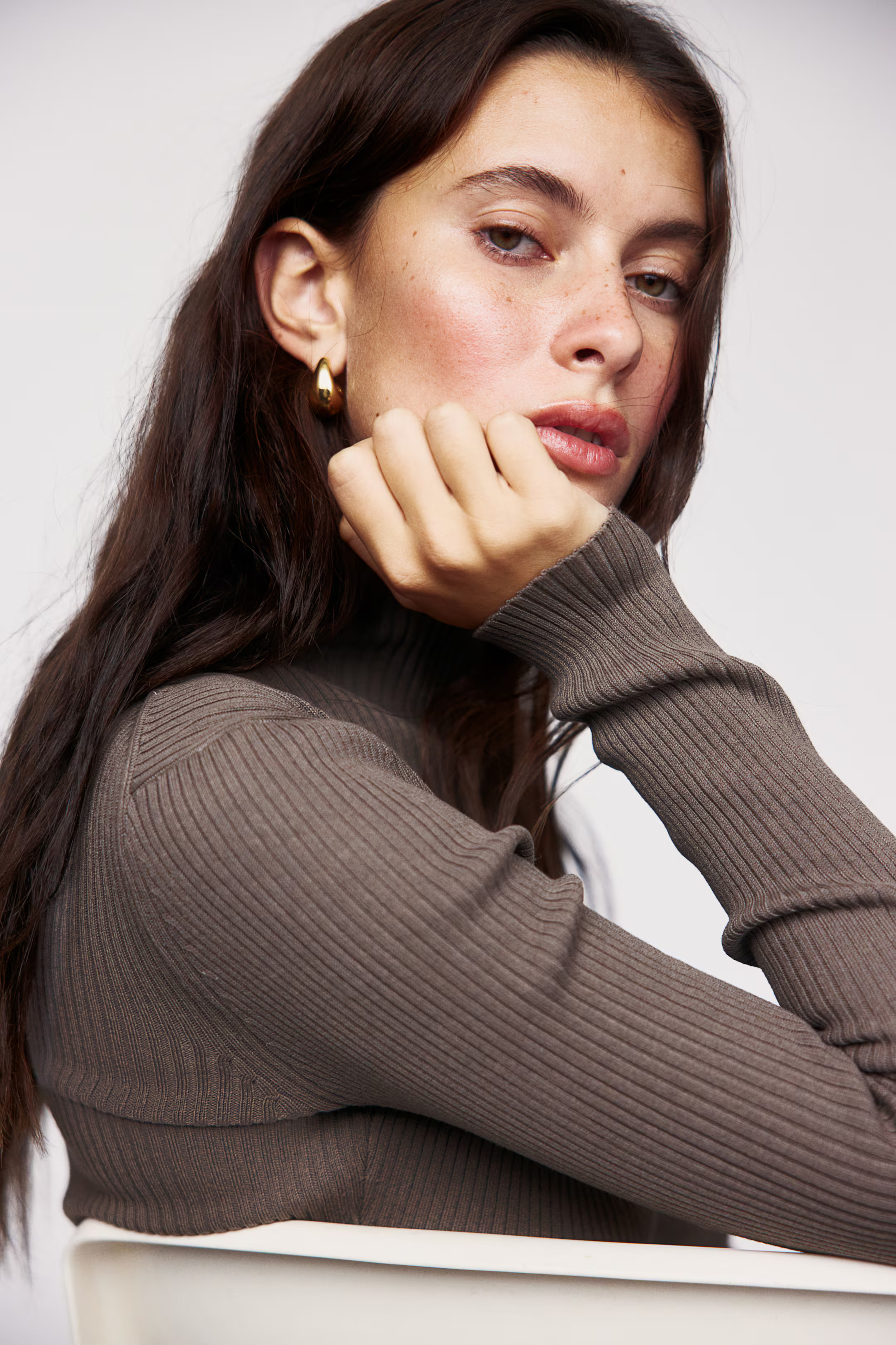 Rib-knit turtleneck dress | H&M (UK, MY, IN, SG, PH, TW, HK)