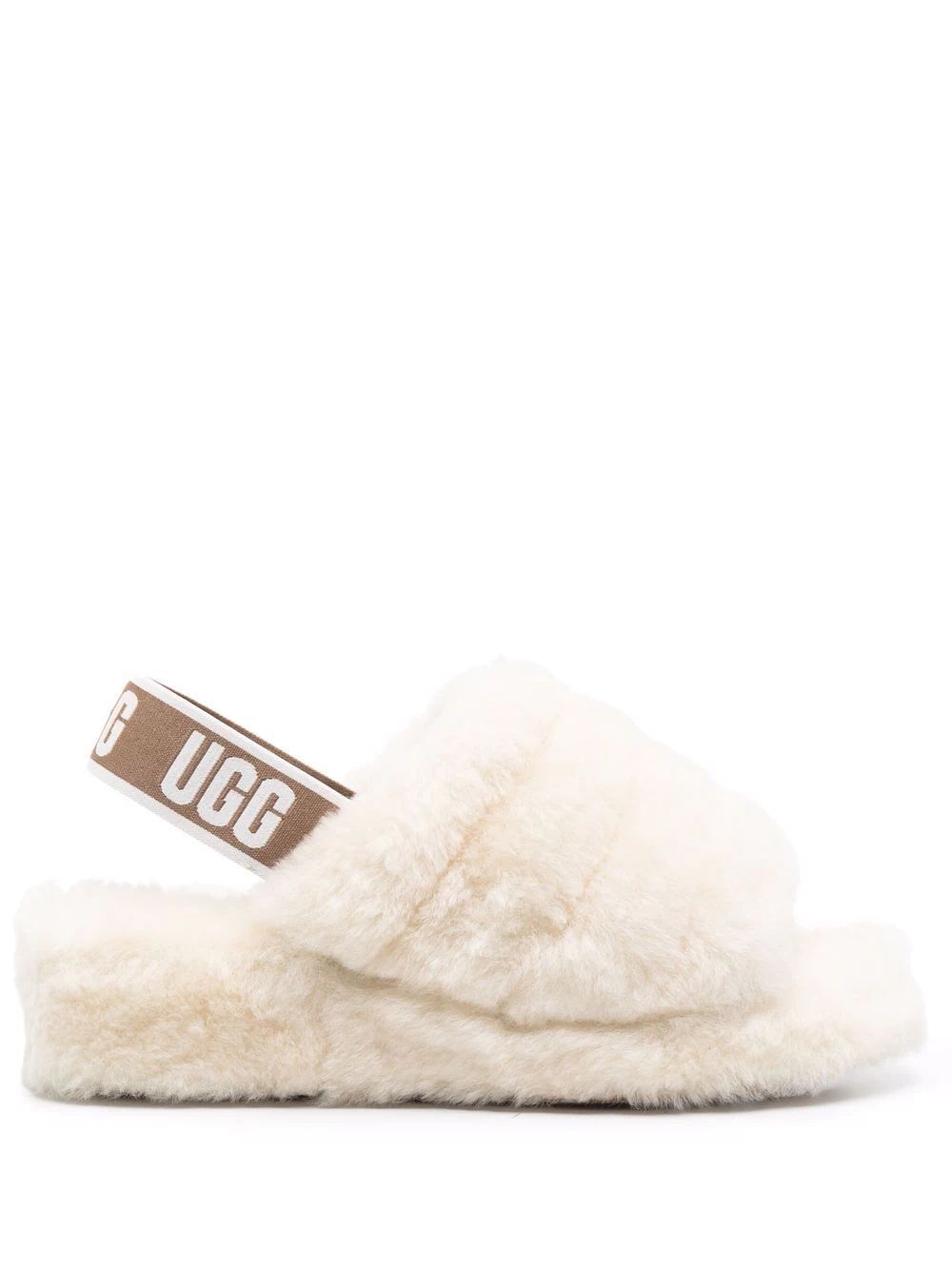 UGG Fluff Yeah Slingback Sandals - Farfetch | Farfetch Global