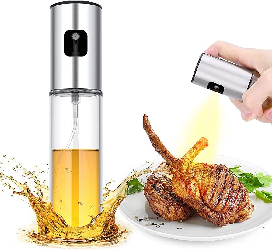 MISSOLO Oil Sprayer for Cooking, 100ml Olive Oil Dispenser, Cooking Oil Spray Bottle, Vinegar Soy... | Amazon (US)