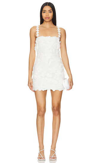 Kimmy Mini Dress in Ivory | Revolve Clothing (Global)