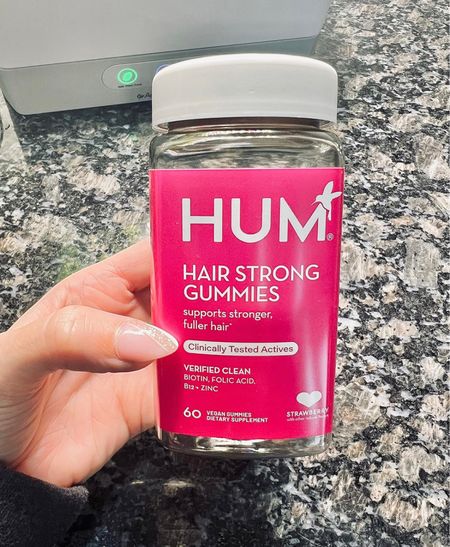 I added these HUM hair strong gummies to my morning routine and it’s been 3 months now and I can see my hair getting healthier and growing!

#hairgummies #vitamins #supplements #hairgrowth #beauty

#LTKfindsunder50 #LTKbeauty