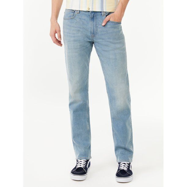 Free Assembly Men's Mid Rise Slim Jeans | Walmart (US)