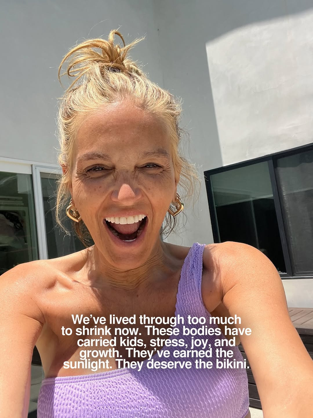 Just a little reminder: confidence doesn’t come from a dress size or a wrinkle-free forehead ❤️

I’m 52. My body has carried babies, broken hearts, bold dreams, and more “what am I doing with my life” moments than I can count.

Aging isn’t something to hide! Your body is not a before-and-after. It’s a masterpiece in progress. Treat her like one 💫 

 #LTKStyleTip #LTKSwim