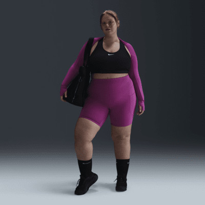 Nike One Women's High-Waisted 8" Biker Shorts with Pockets (Plus Size) | Nike (US)
