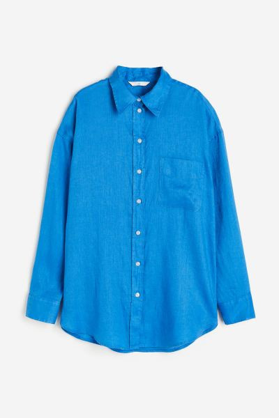 Oversized Linen Shirt | H&M (US + CA)