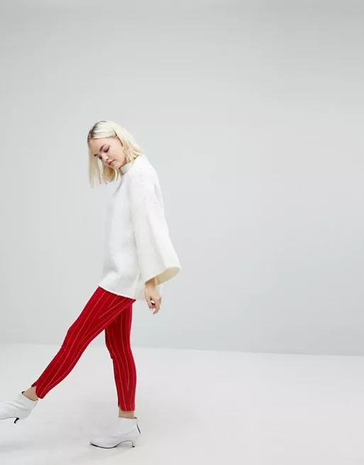 Cream Slouchy Roll Neck … curated on LTK