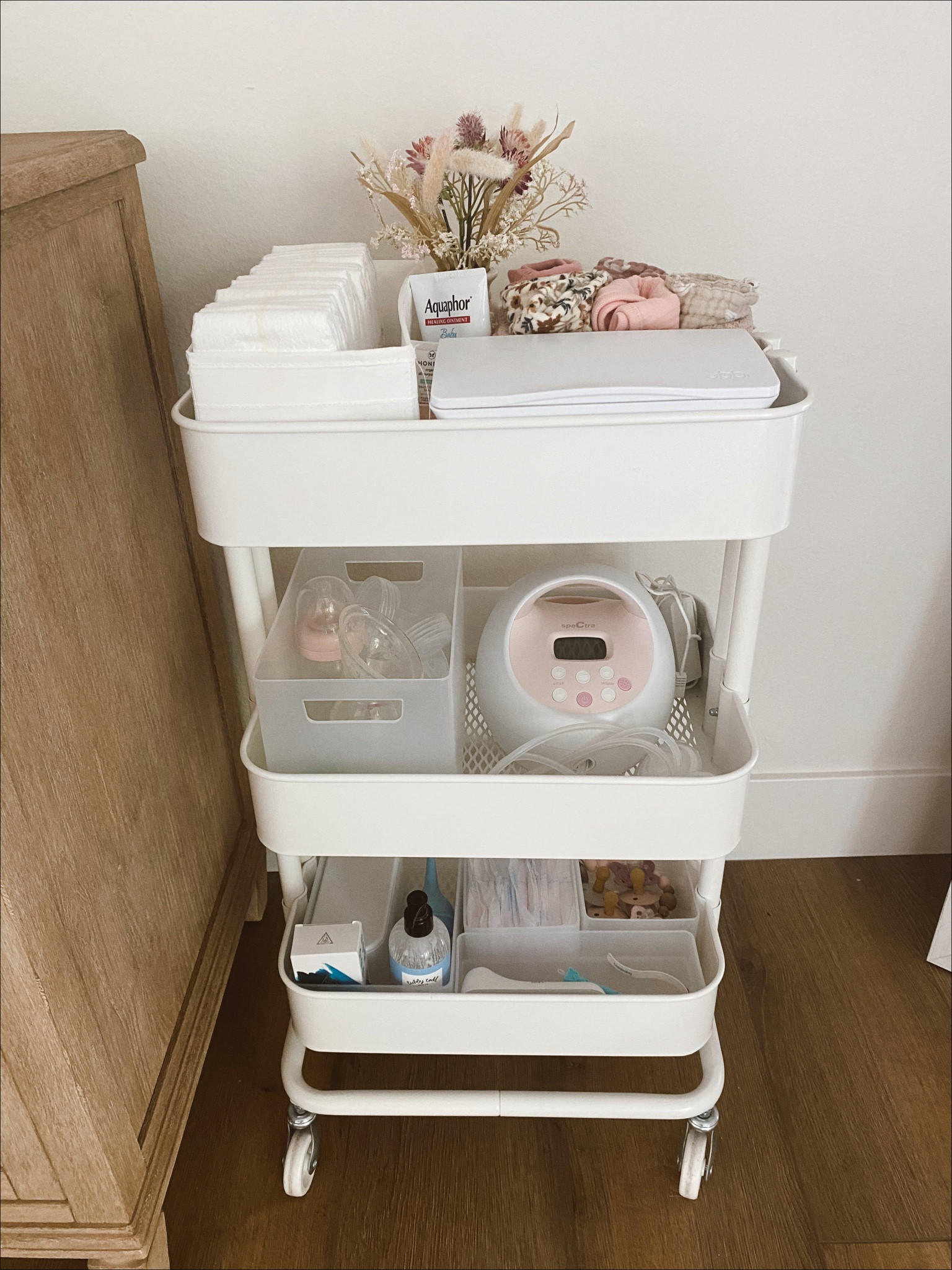 Diaper and nursing cart essentials 

#LTKbaby #LTKbump #LTKfamily