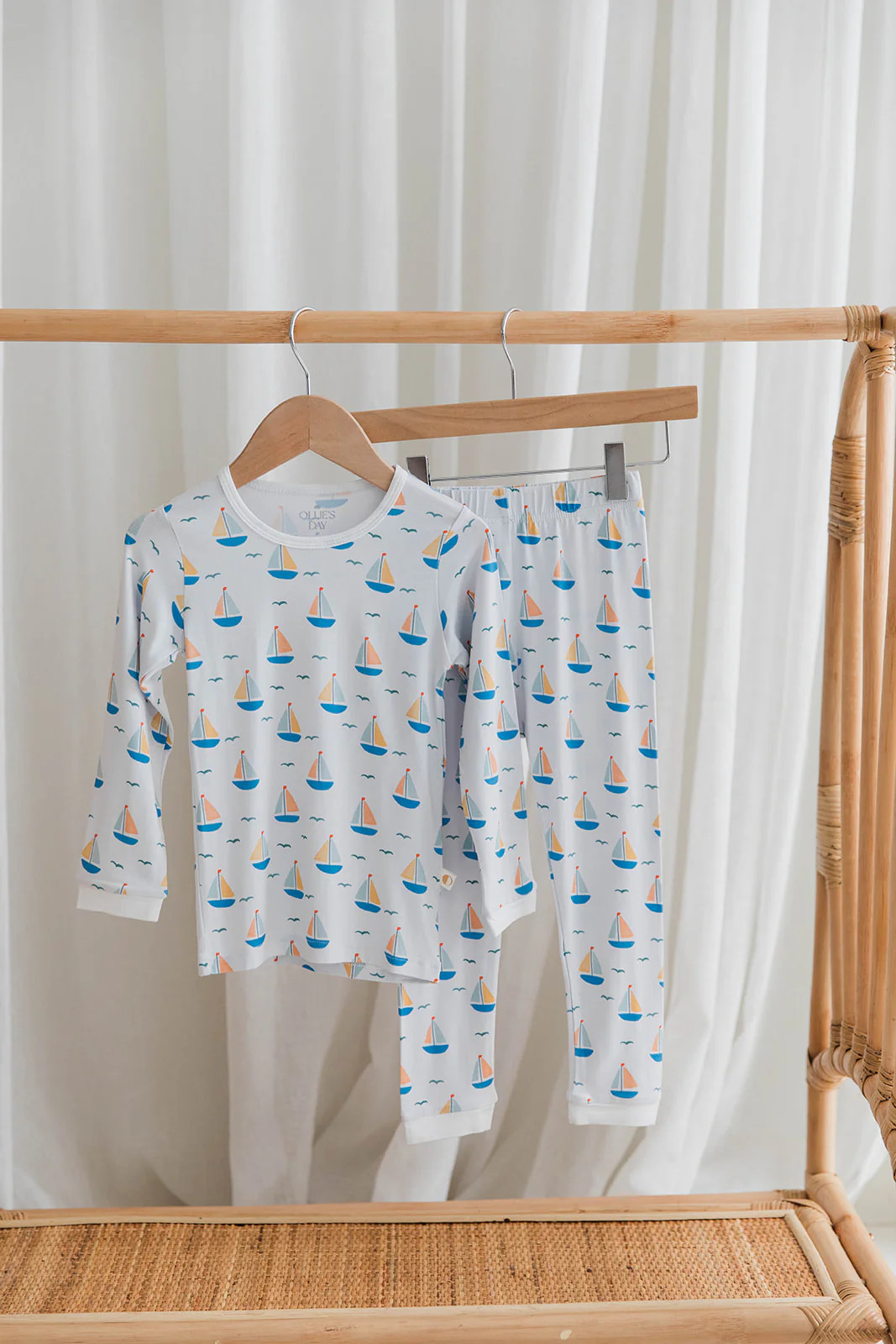 Sailboat Adventure Two-Piece Loungewear Set | Ollie's Day