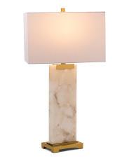 30in Alabaster Table Lamp | Marshalls