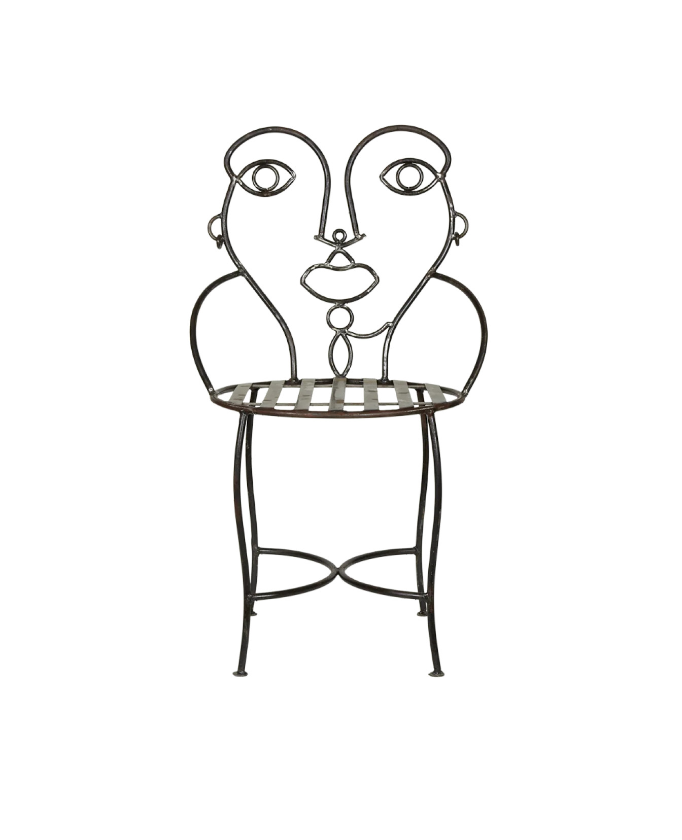 Olive Ateliers Metal Face Chair - Hers from Mexico | Olive Ateliers