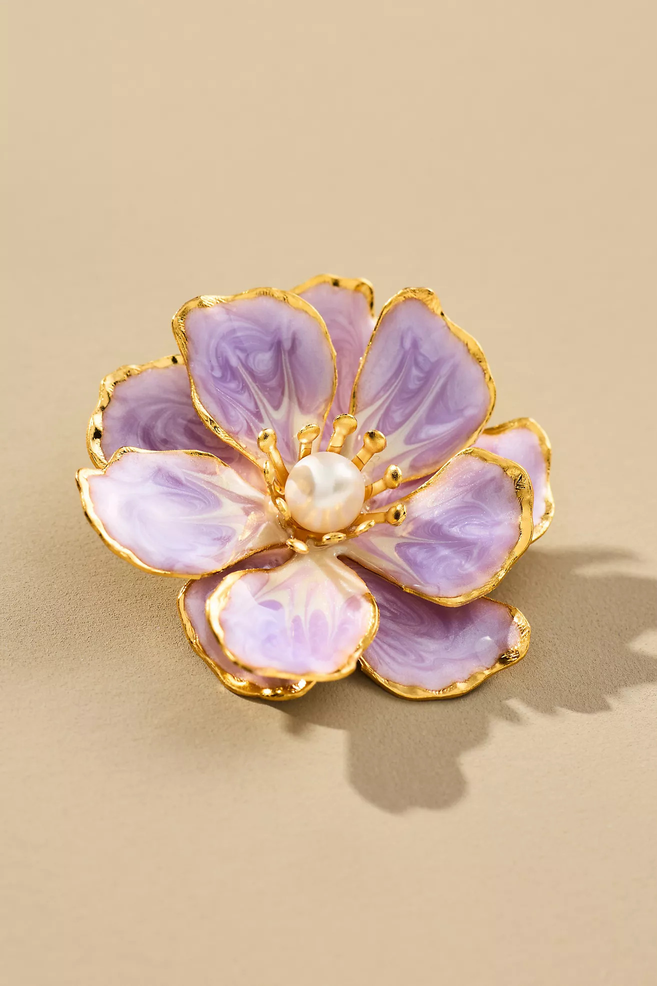 The Pink Reef Handpainted Earrings | Anthropologie (US)