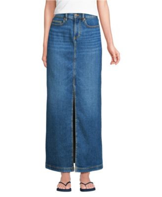 Women's Soft Denim Maxi Skirt | Macy's