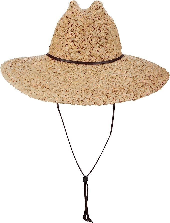 Scala Women's Raffia Lifeguard Hat, Natural, One Size | Amazon (US)