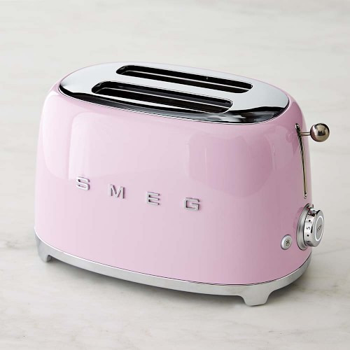 SMEG 2-Slice Toaster, Pink | Williams-Sonoma