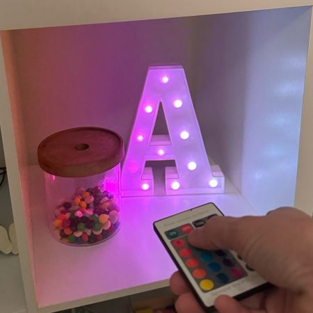 Fun Easter gift for your teen. Multicolored lighted initial with remote to change colors. #teengirl #eastergift

#LTKfamily #LTKfindsunder50 #LTKhome