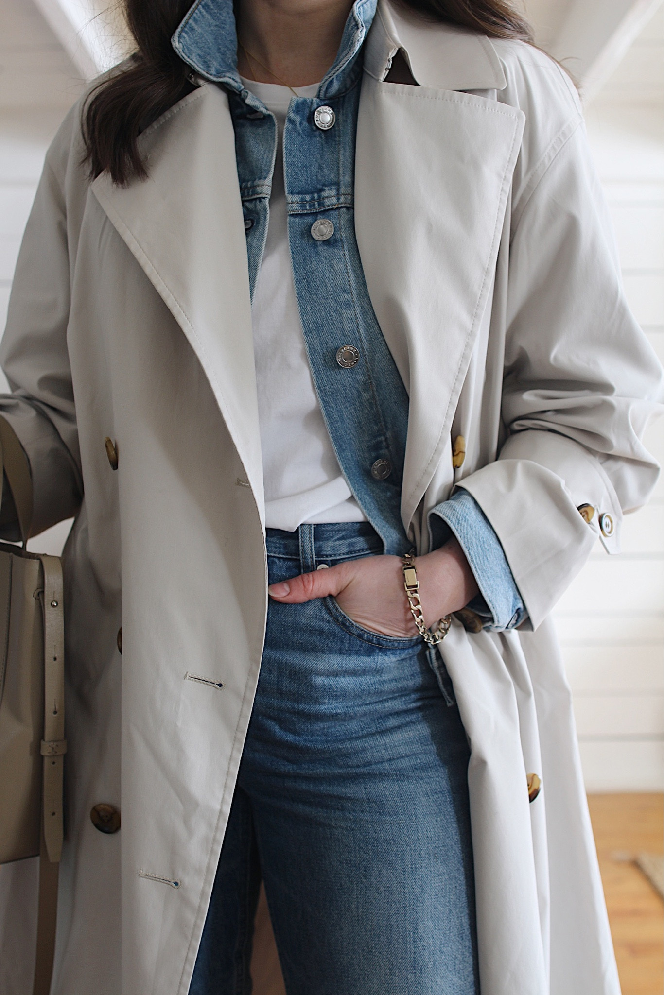 Styling a denim jacket 3 ways - Look 1/3 Details 

#trenchcoat #denimjacket

#LTKSeasonal