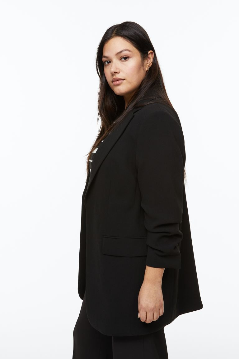 Gathered-sleeve Jacket | H&M (US + CA)