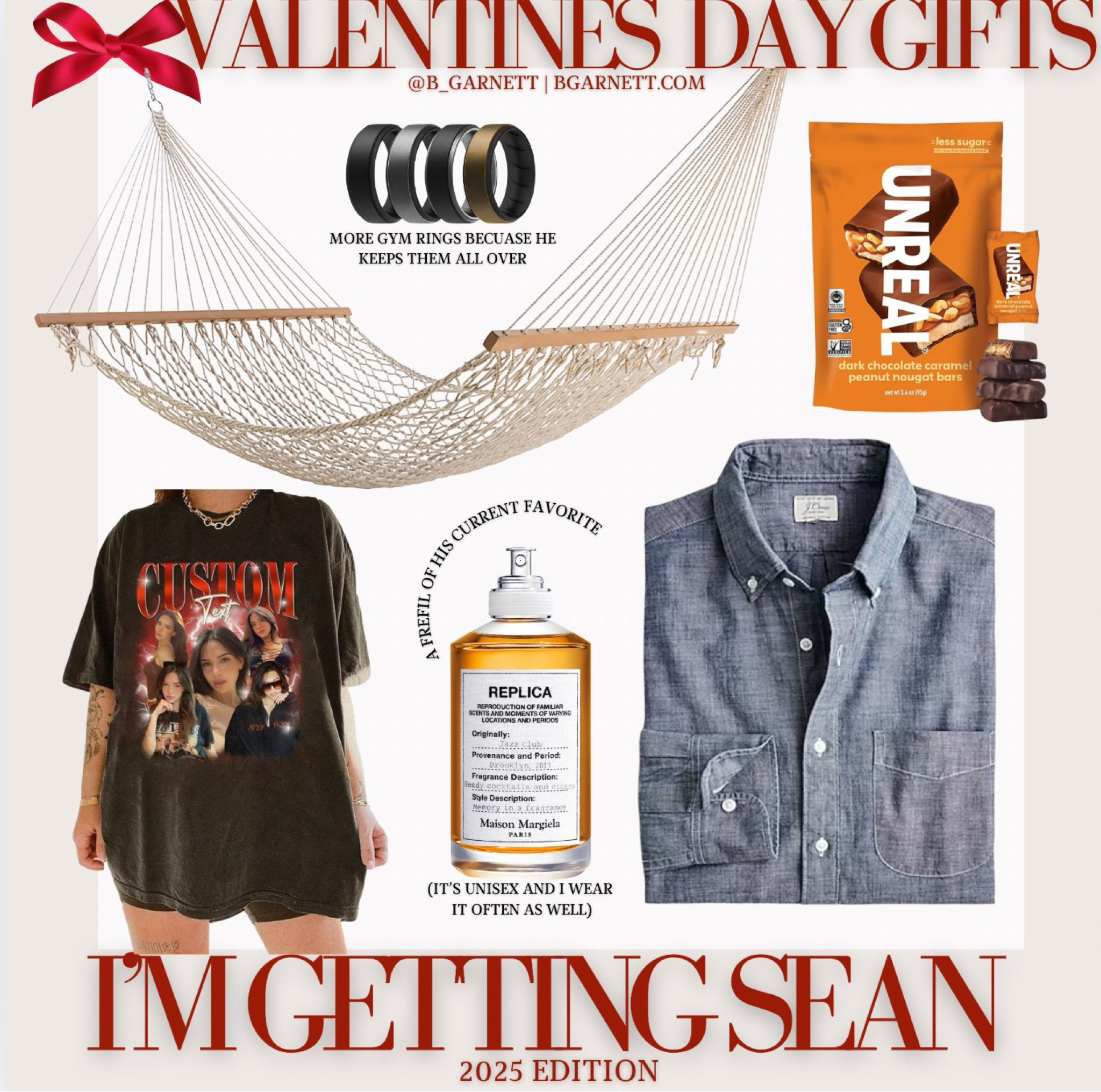 The Valentines Day Gift plan for Sean this year (the shirts customer and comes in all the sizes-men’s & women’s) 

Valentine’s Day gifts | gifts for him | gifts for your husband | gifts for boyfriend 

#LTKWatchNow #LTKGiftGuide #LTKMens