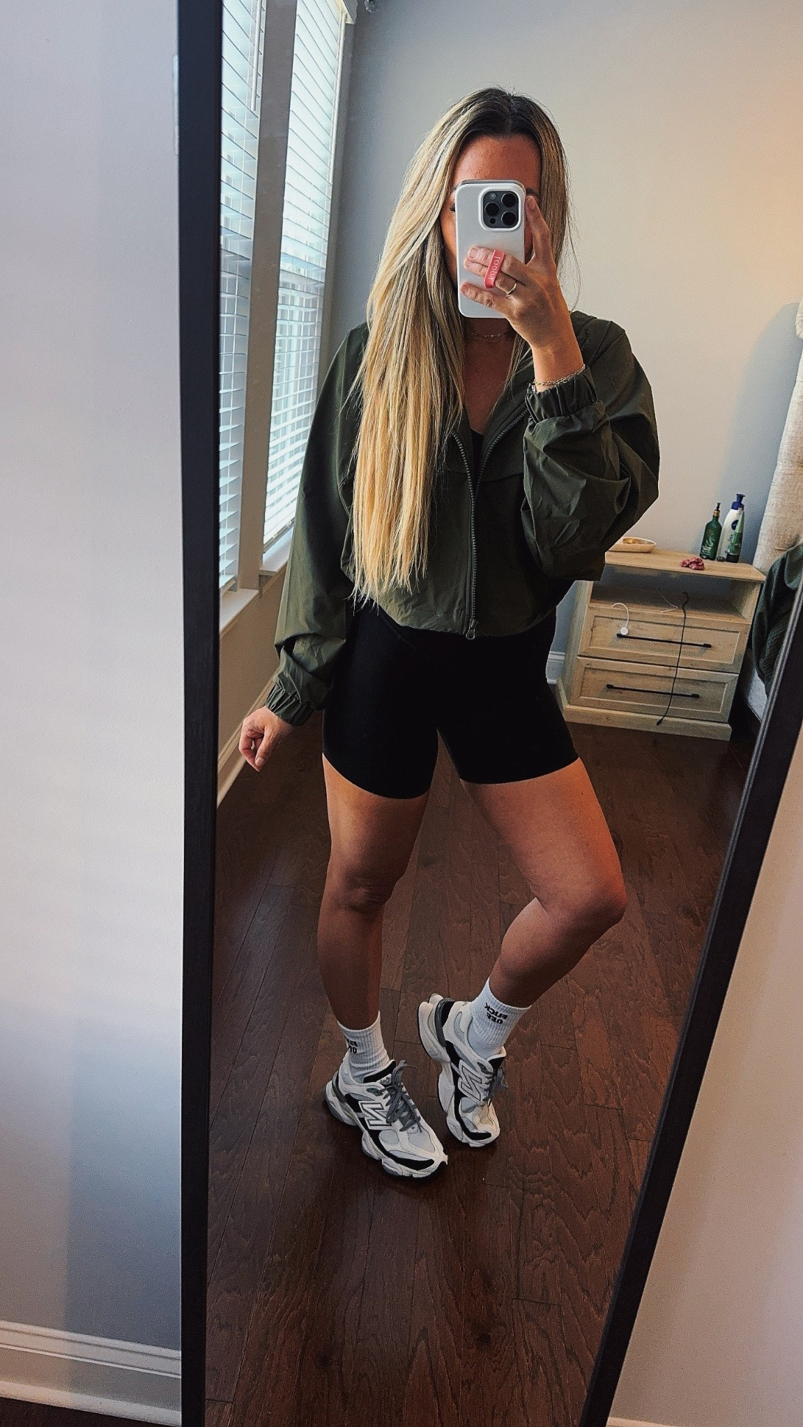 Obsessed with this jacket! 💚 Olive green is the color of the season! 

#LTKShoeCrush #LTKActive #LTKStyleTip