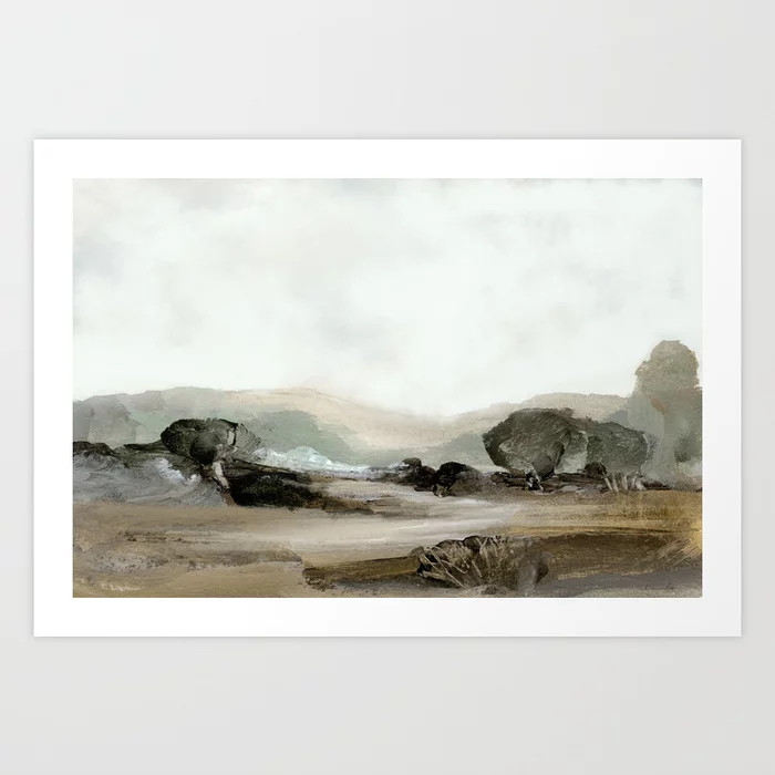 Ash Trees Art Print | Society6