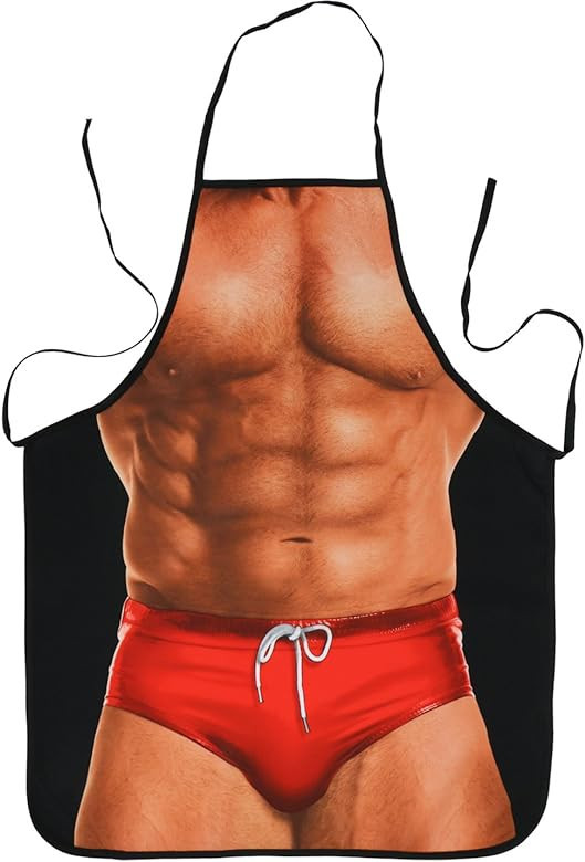 Landisun Apron Kitchen Chef Cooking Gag Gift Creative Funny Grilling Baking | Amazon (US)