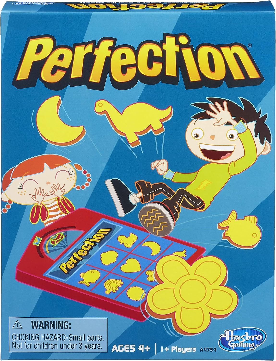Hasbro Gaming Perfection Popping Shapes and Pieces Game for Kids Ages 4 and Up | Amazon (US)