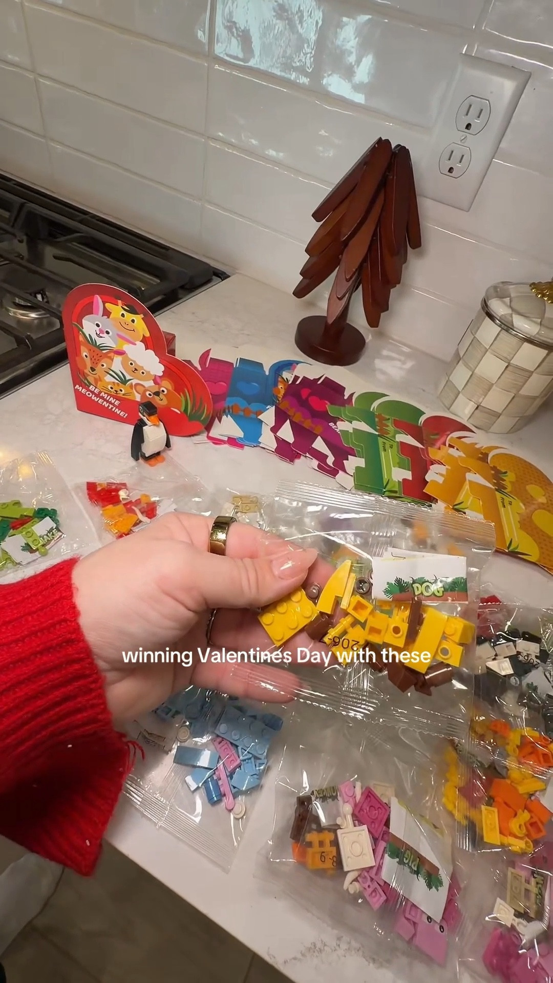 These little building block kit Valentines are the coolest I have ever seen
they make 💌🧱❤️
the cutest & easiest kids class valentines and include the little box/card and building kit. linking them below so you're not scrambling last minute! #ValentinesDay #classvalentines #kidsvalentinesday #momlife #newyearnewme 

#LTKmomlife #LTKSeasonal #LTKKids