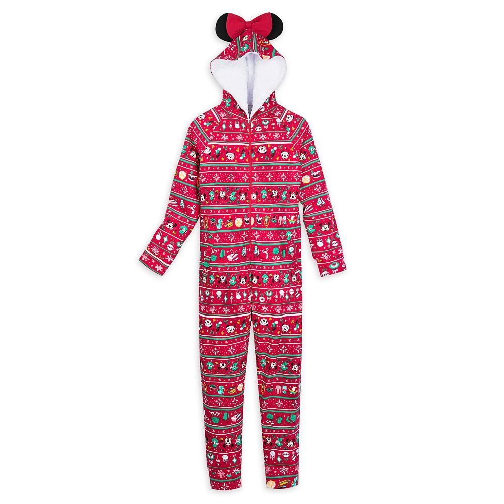 Minnie Mouse Holiday Bodysuit Pajama for Women | Disney Store