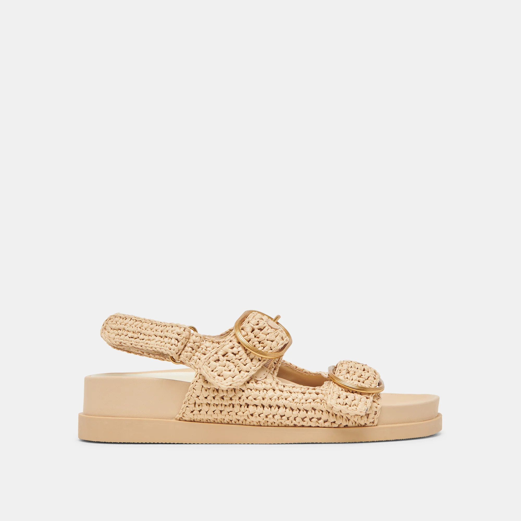 Starla Crochet Sandals Natural Knit | DolceVita.com