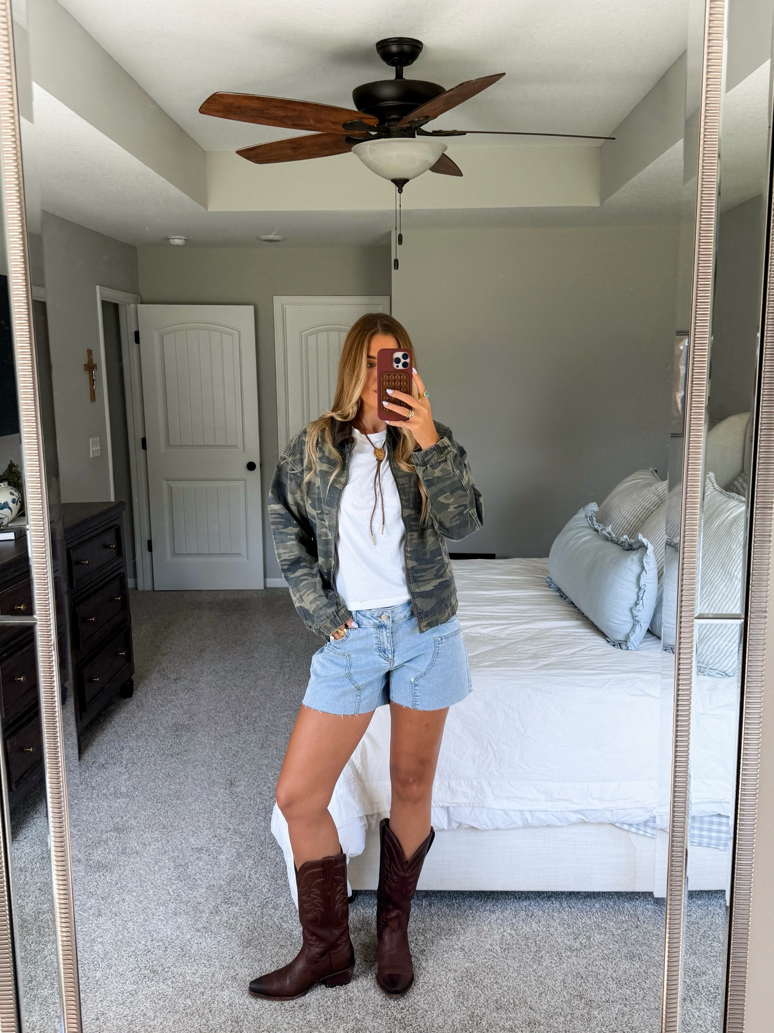 walmart ootd!! sized up in both jacket and shorts (shorts are true to size but i wanted an oversized fit!)

#LTKootd #LTKgrwm #LTKSeasonal