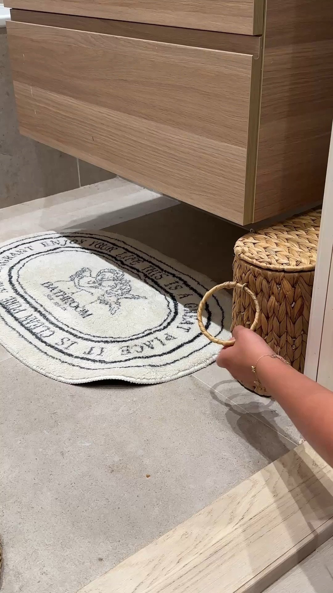 Toilet paper storage but cute! 

#LTKSaleAlert #LTKHome #LTKselfcare