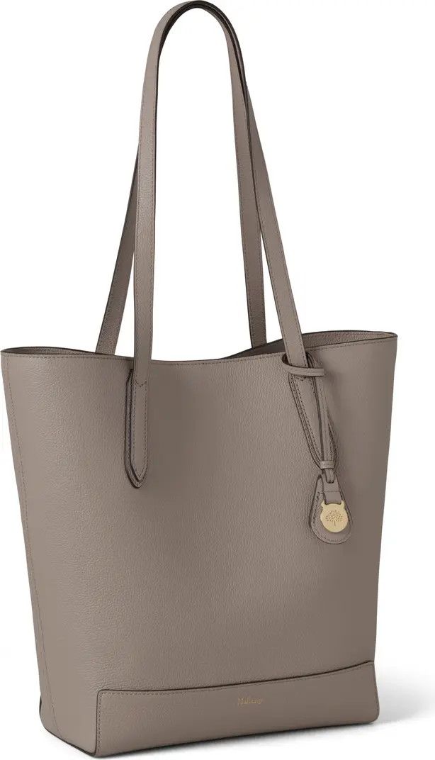 North/South Leather Shopper Tote | Nordstrom