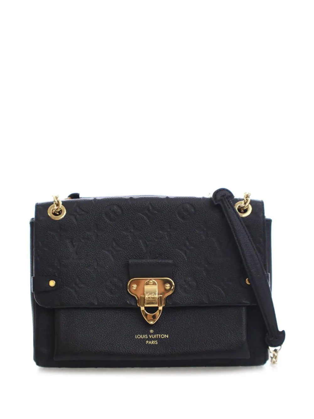 Louis Vuitton Pre-Owned 2019 Monogram Empreinte Vavin PM shoulder bag - Black | Farfetch Global